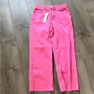 Pink shein jeans